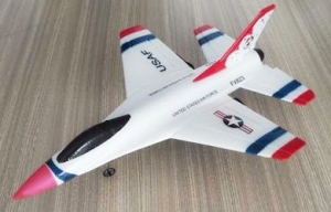 Р/У самолет CTF F16 Thunderbirds FX-823 290мм 2.4G EPP Gyro RTF (с гироскопом)