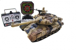 Радиоуправляемый танк с мишенью Household Russia T-90