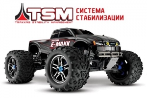 E-Maxx Brushless 1:10 4WD TQi Ready to Bluetooth Module TSM (w:o Battery and Charger)
