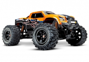 Радиоуправляемый монстр Traxxas X-MAXX 1:5 4WD 8S Brushless Belted TQi Ready to Bluetooth Module TSM (оранжевый)