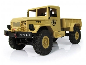 Радиоуправляемая машина WPL военный грузовик (песочный) 1/16+акб 2.4G RTR