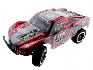 Радиоуправляемый шорт-корс Remo Hobby 9EMU TWINS MOTOR (красный) 4WD 2.4G 1/8 RTR