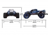 Радиоуправляемый монстр Remo Hobby Dinosaurs Master Brushless UPGRADE (красный) 4WD 2.4G 1/8 RTR