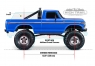 Радиоуправляемая машина для трофи TRAXXAS F150 RANGER XLT 1:10 4WD (цвет коричневый) TRA92046-4-BR