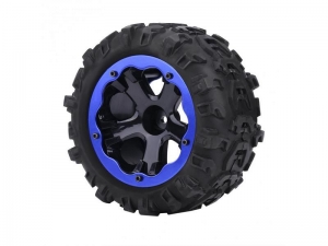 Колесо в сборе для Remo Hobby RH8035/36 (левое синее), 1шт.