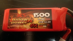 Billowy power 4S 1500mAh 65C