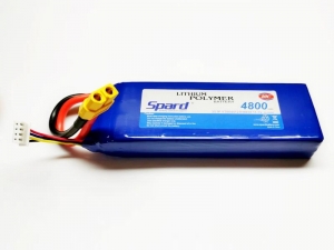 Аккумулятор Li-Po Spard 4800mAh, 11,1V, 20C, XT60
