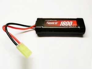 Аккумулятор Ni-Mh Spard 1600mAh, 7.2V, Mini Tamiya для Himoto 1/16 и танков