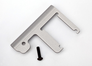 Chassis brace, Revo:Slayer (3mm 6061-T6 aluminum) (titanium- anodized): 4x16mm BCS
