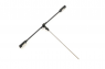 Flybar: main shaft, inner: rotor head, upper (assembled)