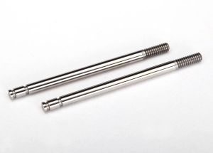 Shock shafts, steel, chrome finish (2)
