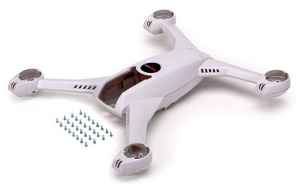 Корпус квадрокоптера с крепежом, Blade 350 QX (FW 2.0)