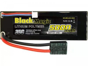 Аккумулятор 35C 5000mah 7.4V, 2S1P (hardcase w/Traxxas Plug)