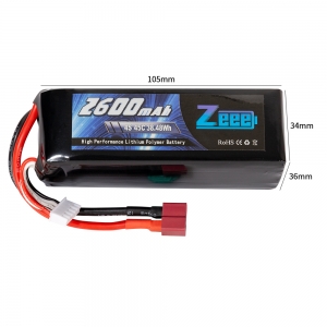 Аккумулятор Zeee Power 4s 14.8v 2600mah 45c SOFT