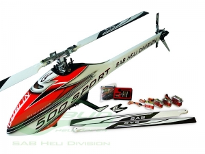 Goblin 500 Sport Combo White/Red