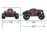 Радиоуправляемый монстр Remo Hobby MMAX PRO (синий) Li-Po 4WD 2.4G 1/10 RTR
