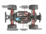 Радиоуправляемый монстр Remo Hobby MMAX Brushless (синий) 4WD 2.4G 1/10 RTR