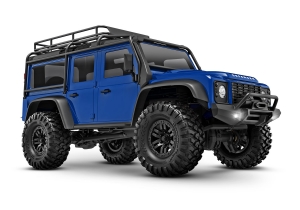Радиоуправляемая машина для троффи Traxxas TRX4M 1/18 Defender TRA97054-1-BL (синий)