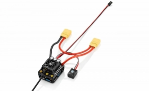 Бесколлекторный сенсорный влагозащищенный регулятор HobbyWing EZRUN MAX8 G2S XT90 для масштаба 1:8