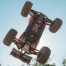 Радиоуправляемая модель монстра ARRMA KRATON V6 BLX 1:8 4WD 6S Brushless RTR (цвет синий с оранжевым)