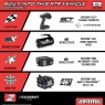 Радиоуправляемая модель монстра ARRMA KRATON V6 BLX 1:8 4WD 6S Brushless RTR (цвет синий с оранжевым)