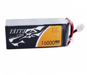 Аккумулятор LiPo TATTU - 6S1P 22.2В 16000мАч 15C XT90