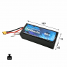 Аккумулятор B&C 12000 MAH 22.2V (6s) 90C, XT90, Soft case