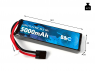 Аккумулятор LiPo B&C - 11.1v 5000мАч 90C (3S, Softcase, разъём TRX)