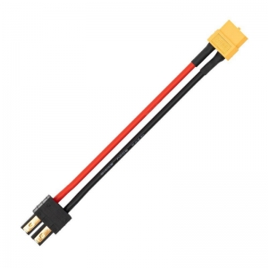 Кабель-переходник для зарядных устройств c XT60 (мама) на TRX (папа) 150 мм 14AWG
