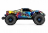 Радиоуправляемая модель монстра TRAXXAS Maxx Wide™ 1/10 4S 4WD c аппаратурой TQi™ 2.4 GHz TSM (цвет Рок-н-Ролл)