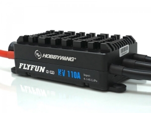 Бесколлекторный регулятор Hobbywing FLYFUN-110A-HV-OPTO-V5 (110A-140A, самолет)