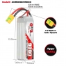 Аккумулятор GNB 9000MAH 3S2P 11.1V 110С/220C XT60U SoftCase