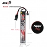 Аккумулятор GNB 1500MAH 2S1P 7.4V 30С/60C Mini Tamiya Soft Case (для страйкбола)