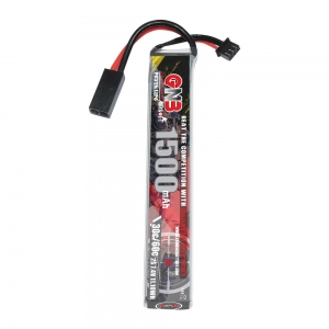 Аккумулятор GNB 1500MAH 2S1P 7.4V 30С/60C Mini Tamiya Soft Case (для страйкбола)