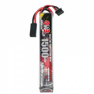 Аккумулятор GNB 1500MAH 3S1P 11.1V 30С/60C Mini Tamiya Soft Case (для страйкбола)