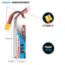 Аккумулятор GNB 450MAH 2S 7.4V 80C Long Type XT30 SoftCase