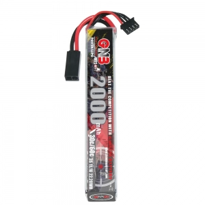 Аккумулятор GNB 2000MAH 3S1P 11.1V 30С/60C Mini Tamiya Soft Case (для страйкбола)