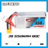 Аккумулятор GNB 550MAH 3S1P 11.1V 80С/160C XT30 SoftCase