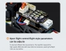 Радиоуправляемый вертолет OMPHOBBY M1 EVO RTF (цвет оранжево-желтый)