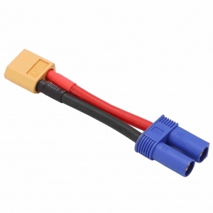 Переходник XT60 (папа) - EC5 (мама) 150 мм 10AWG