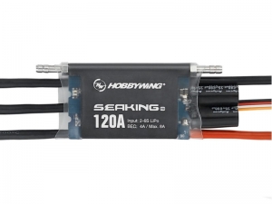 Бесколлекторный регулятор Hobbywing Seaking Pro-120A (120A-760A, для катера)